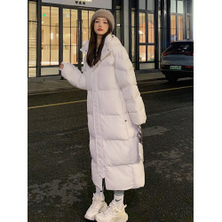 羽絨棉服女中長款韓版寬松過膝棉衣棉襖2025冬季新款oversize外套