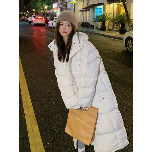 羽絨棉服女中長款韓版寬松過膝棉衣棉襖2025冬季新款oversize外套 羽絨棉服女中長款韓版寬松過膝棉衣棉襖2025冬季新款oversize外套