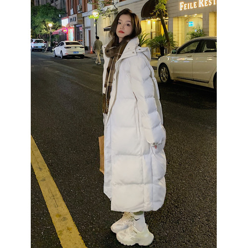 羽絨棉服女中長款韓版寬松過膝棉衣棉襖2025冬季新款oversize外套 羽絨棉服女中長款韓版寬松過膝棉衣棉襖2025冬季新款oversize外套