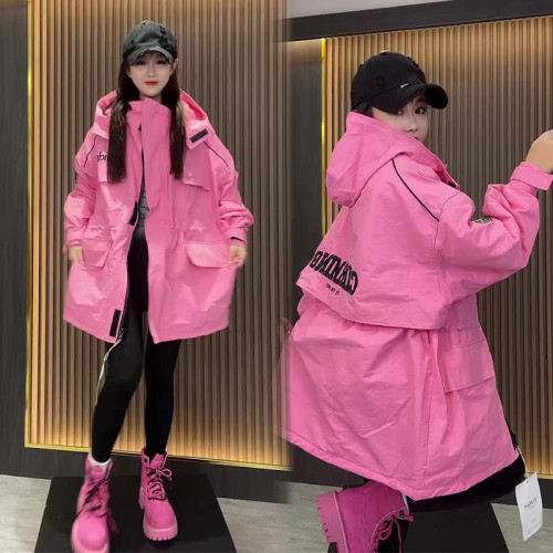 夾棉秋冬防風衣連帽重工刺綉大碼加肥收腰歐貨潮流新款中長款加厚 夾棉秋冬防風衣連帽重工刺綉大碼加肥收腰歐貨潮流新款中長款加厚