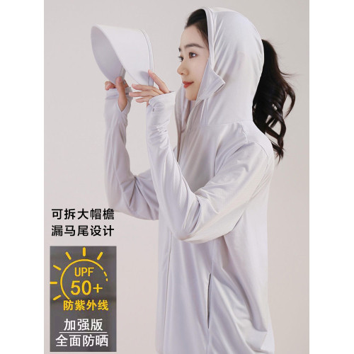 冰絲防曬衣女款夏季2025新款防紫外線透氣薄款戶外防曬服外套顯瘦 冰絲防曬衣女款夏季2025新款防紫外線透氣薄款戶外防曬服外套顯瘦