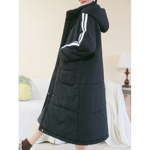 胖妹妹2025冬裝學院風連帽棉衣外套 大碼韓系夾 胖妹妹2025冬裝學院風連帽棉衣外套 大碼韓系夾