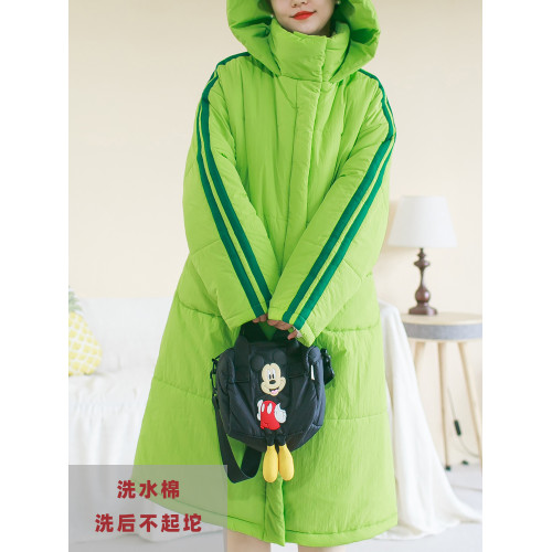 胖妹妹2025冬裝學院風連帽棉衣外套 大碼韓系夾 胖妹妹2025冬裝學院風連帽棉衣外套 大碼韓系夾