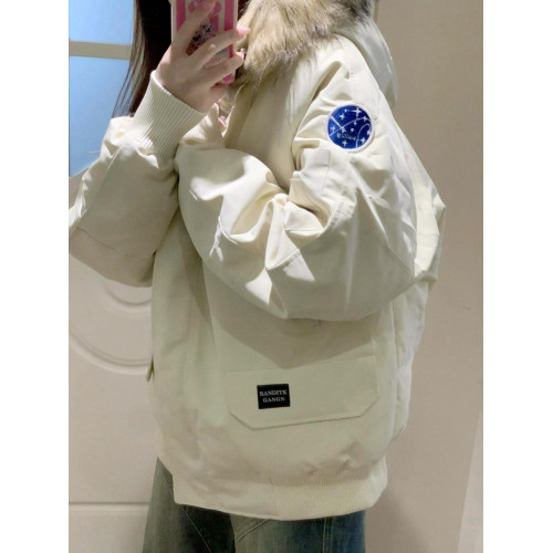 短款羽絨棉服女款冬季2025新款韓系大毛領工裝派克服港風棉衣外套 短款羽絨棉服女款冬季2025新款韓系大毛領工裝派克服港風棉衣外套