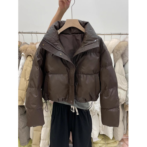 2025新款超好看羽絨服女短款立領加厚小個子時尚麵包服冬裝厚外套 2025新款超好看羽絨服女短款立領加厚小個子時尚麵包服冬裝厚外套