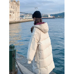 oversize麵包服羽絨棉衣棉服女冬季外套中長款厚棉襖2025年新款潮