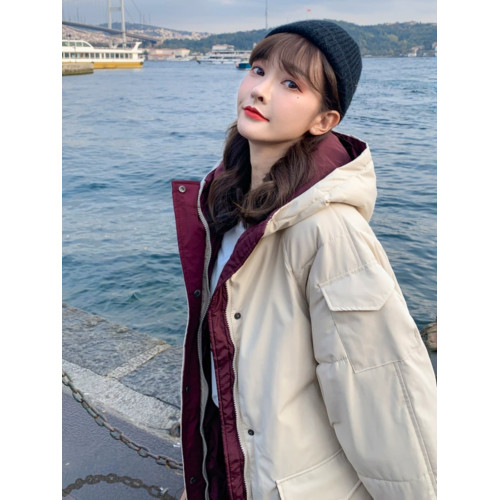 oversize麵包服羽絨棉衣棉服女冬季外套中長款厚棉襖2025年新款潮 oversize麵包服羽絨棉衣棉服女冬季外套中長款厚棉襖2025年新款潮