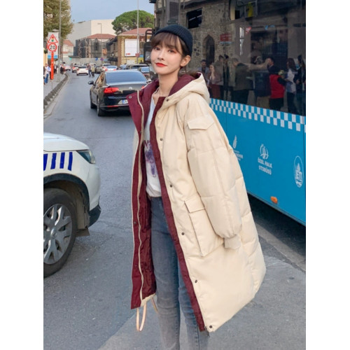 oversize麵包服羽絨棉衣棉服女冬季外套中長款厚棉襖2025年新款潮 oversize麵包服羽絨棉衣棉服女冬季外套中長款厚棉襖2025年新款潮