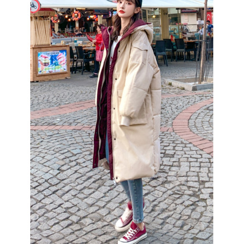 oversize麵包服羽絨棉衣棉服女冬季外套中長款厚棉襖2025年新款潮 oversize麵包服羽絨棉衣棉服女冬季外套中長款厚棉襖2025年新款潮