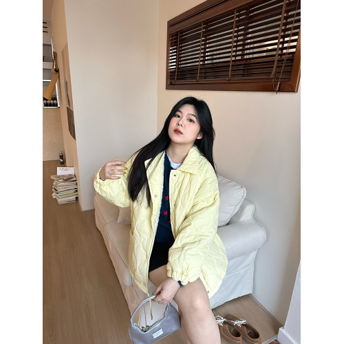 NINI ONE 微胖韓系棉服保暖加厚外套 大碼顯瘦長袖棉服百搭休閒 NINI ONE 微胖韓系棉服保暖加厚外套 大碼顯瘦長袖棉服百搭休閒