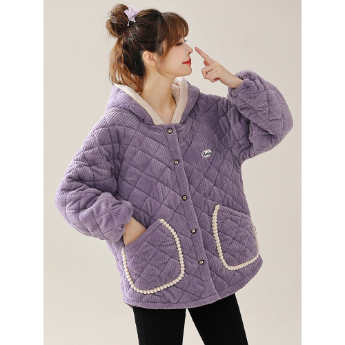 冬季學生棉衣外套短款寬松棉服女燈芯絨加厚加絨大碼罩衣棉襖上衣 冬季學生棉衣外套短款寬松棉服女燈芯絨加厚加絨大碼罩衣棉襖上衣