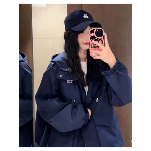 美式機能工裝防風衣防水沖鋒衣外套女春秋爆款今年流行美拉德穿搭 美式機能工裝防風衣防水沖鋒衣外套女春秋爆款今年流行美拉德穿搭