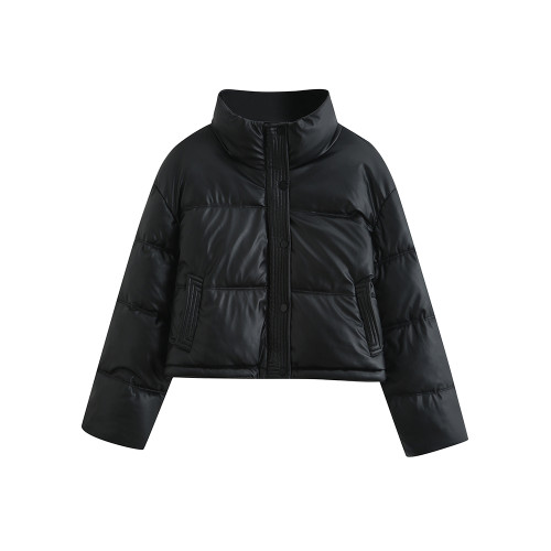 羋小可美拉德咖色短款羽絨服外套女冬季加厚派克服棉衣棉服麵包服 羋小可美拉德咖色短款羽絨服外套女冬季加厚派克服棉衣棉服麵包服