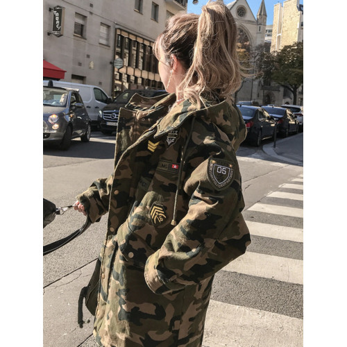 2025冬新迷彩棉服外套男女休閒寬松潮韓學生工裝棉襖中長軍綠大衣 2025冬新迷彩棉服外套男女休閒寬松潮韓學生工裝棉襖中長軍綠大衣