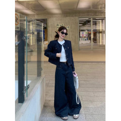 小香風外套女秋季2025新款法式名媛氣質高級感設計感復古短款上衣