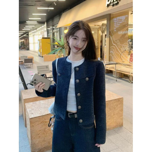 小香風外套女秋季2025新款法式名媛氣質高級感設計感復古短款上衣