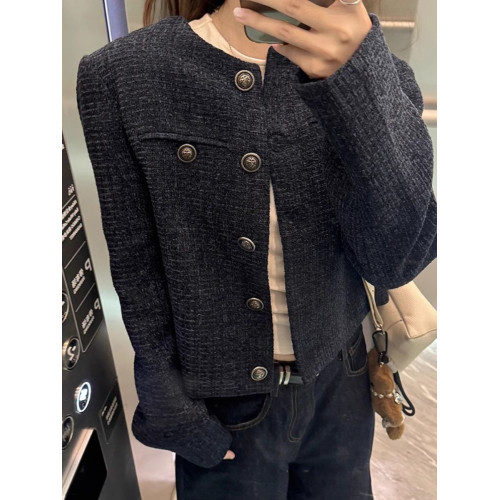 小香風外套女秋季2025新款法式名媛氣質高級感設計感復古短款上衣