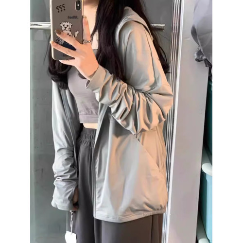 冰絲硬核防曬衣服女輕薄款夏季學生新款2025年騎車涼感開衫外套潮 冰絲硬核防曬衣服女輕薄款夏季學生新款2025年騎車涼感開衫外套潮