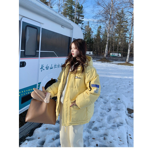 高級感版型超好看羽絨棉服冬女小個子中長款韓版寬松加厚連帽棉襖 高級感版型超好看羽絨棉服冬女小個子中長款韓版寬松加厚連帽棉襖