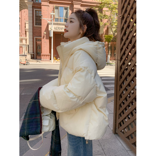 白色棉服女冬季2025新款韓系加厚羽絨棉衣小個子短款棉襖外套 白色棉服女冬季2025新款韓系加厚羽絨棉衣小個子短款棉襖外套