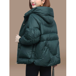 高級品牌羽絨服外套女冬款2026新款大碼寬鬆休閒減齡棉衣棉服爆款