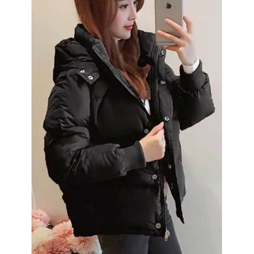 短款羽絨棉服女冬季新款韓版學生麵包棉襖寬松加厚小個子棉衣外套 短款羽絨棉服女冬季新款韓版學生麵包棉襖寬松加厚小個子棉衣外套