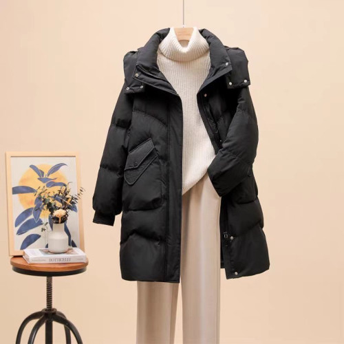 2025新款羽絨棉服棉衣女中長款脫卸帽百搭加厚韓版寬松顯瘦外套潮 2025新款羽絨棉服棉衣女中長款脫卸帽百搭加厚韓版寬松顯瘦外套潮