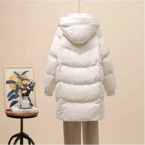 2025新款羽絨棉服棉衣女中長款脫卸帽百搭加厚韓版寬松顯瘦外套潮 2025新款羽絨棉服棉衣女中長款脫卸帽百搭加厚韓版寬松顯瘦外套潮