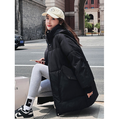 加厚麵包服羽絨棉衣棉服女韓版寬松中長款冬季外套棉襖2025年新款 加厚麵包服羽絨棉衣棉服女韓版寬松中長款冬季外套棉襖2025年新款