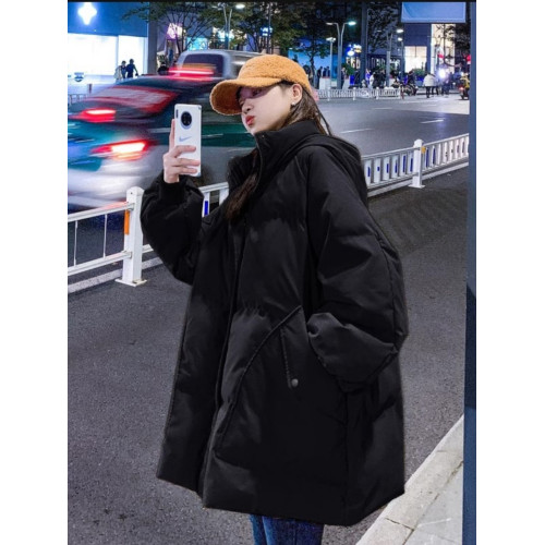 加厚麵包服羽絨棉衣棉服女韓版寬松中長款冬季外套棉襖2025年新款 加厚麵包服羽絨棉衣棉服女韓版寬松中長款冬季外套棉襖2025年新款