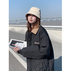 韓系短款羽絨棉衣棉服女秋冬季外套夾棉小個子薄款棉襖2025年新款