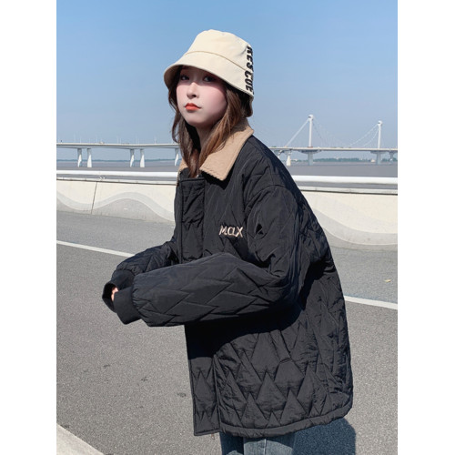 韓系短款羽絨棉衣棉服女秋冬季外套夾棉小個子薄款棉襖2025年新款