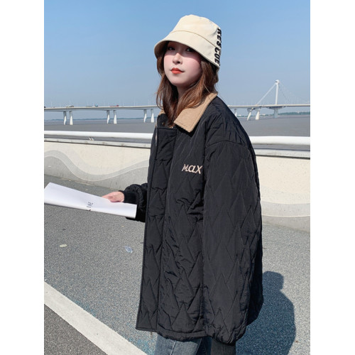 韓系短款羽絨棉衣棉服女秋冬季外套夾棉小個子薄款棉襖2025年新款