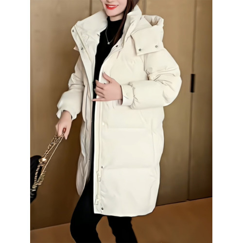 中長款棉衣棉服女冬季2025新款寬松大碼加厚保暖連帽羽絨棉襖外套 中長款棉衣棉服女冬季2025新款寬松大碼加厚保暖連帽羽絨棉襖外套