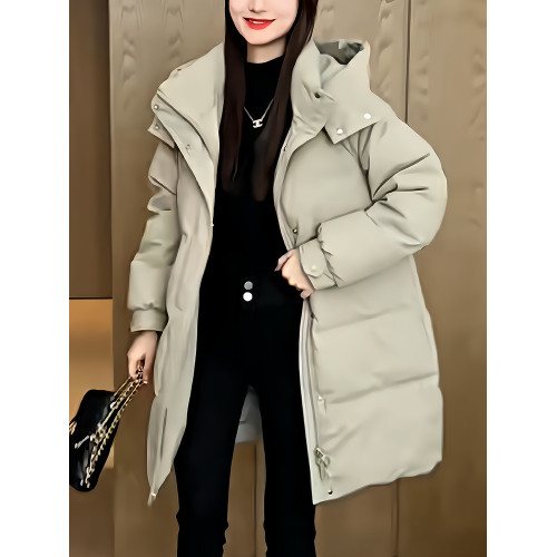 中長款棉衣棉服女冬季2025新款寬松大碼加厚保暖連帽羽絨棉襖外套 中長款棉衣棉服女冬季2025新款寬松大碼加厚保暖連帽羽絨棉襖外套