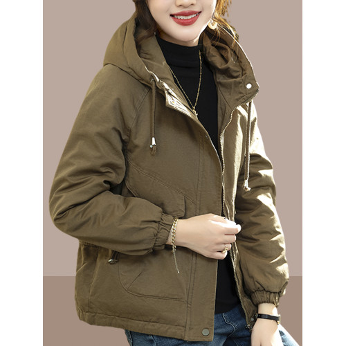 短款棉衣外套女裝2024冬季新款外穿棉服加絨加厚派克服工裝棉襖潮 短款棉衣外套女裝2024冬季新款外穿棉服加絨加厚派克服工裝棉襖潮