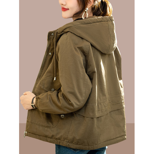 短款棉衣外套女裝2024冬季新款外穿棉服加絨加厚派克服工裝棉襖潮 短款棉衣外套女裝2024冬季新款外穿棉服加絨加厚派克服工裝棉襖潮