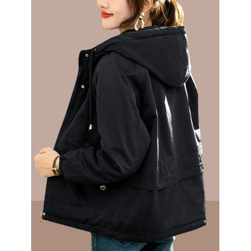 短款棉衣外套女裝2024冬季新款外穿棉服加絨加厚派克服工裝棉襖潮 短款棉衣外套女裝2024冬季新款外穿棉服加絨加厚派克服工裝棉襖潮