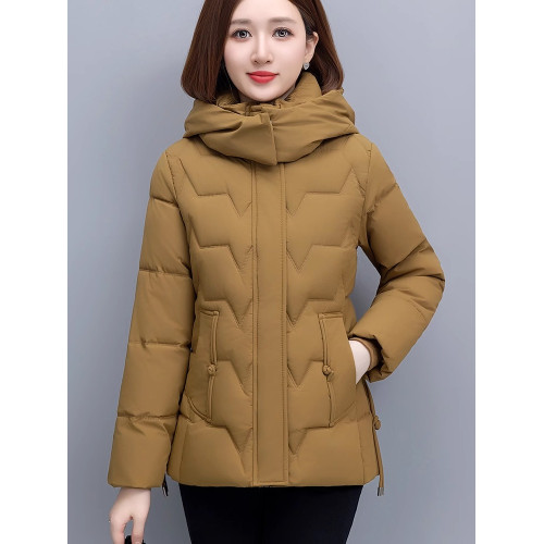 中老年媽媽冬裝2025新款羽絨棉服短款加厚可拆帽媽媽裝小個子棉襖 中老年媽媽冬裝2025新款羽絨棉服短款加厚可拆帽媽媽裝小個子棉襖