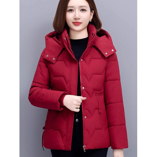 中老年媽媽冬裝2025新款羽絨棉服短款加厚可拆帽媽媽裝小個子棉襖 中老年媽媽冬裝2025新款羽絨棉服短款加厚可拆帽媽媽裝小個子棉襖