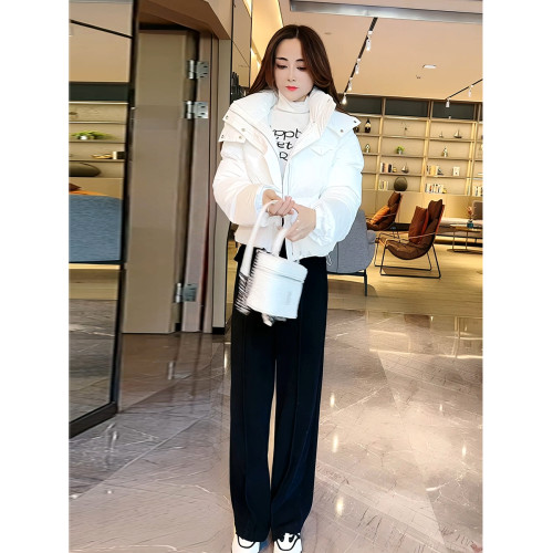 粉色小個子短款羽絨棉服女2025冬季新款女裝韓版免洗亮面加厚外套 粉色小個子短款羽絨棉服女2025冬季新款女裝韓版免洗亮面加厚外套