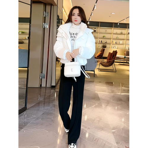 粉色小個子短款羽絨棉服女2025冬季新款女裝韓版免洗亮面加厚外套 粉色小個子短款羽絨棉服女2025冬季新款女裝韓版免洗亮面加厚外套