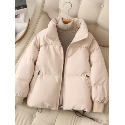 短款棉衣女小個子2025年新款冬裝韓版羽絨棉服襖子寬松麵包服外套