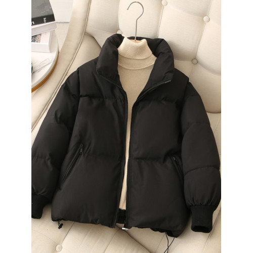 短款棉衣女小個子2025年新款冬裝韓版羽絨棉服襖子寬松麵包服外套