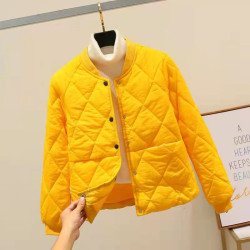 輕薄款立領棉衣女短款韓版顯瘦秋冬裝新款羽絨棉服小個子棉襖外套