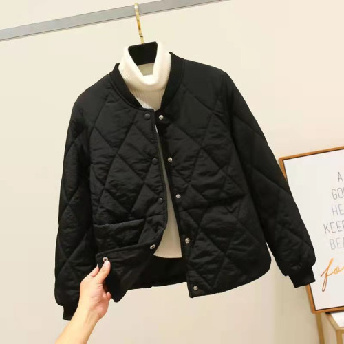 輕薄款立領棉衣女短款韓版顯瘦秋冬裝新款羽絨棉服小個子棉襖外套