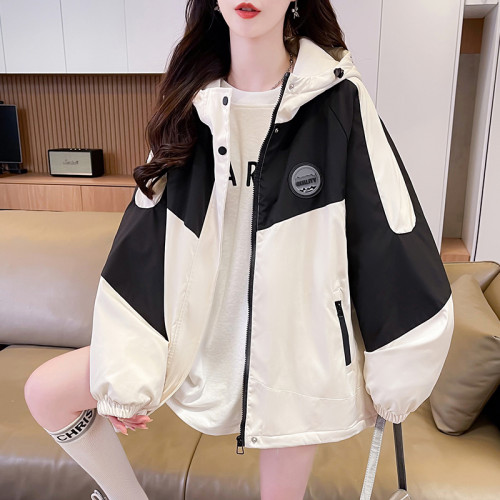 夾棉加厚沖鋒衣外套少女秋冬2025新款初高中學生小衆潮牌休閒棉服 夾棉加厚沖鋒衣外套少女秋冬2025新款初高中學生小衆潮牌休閒棉服