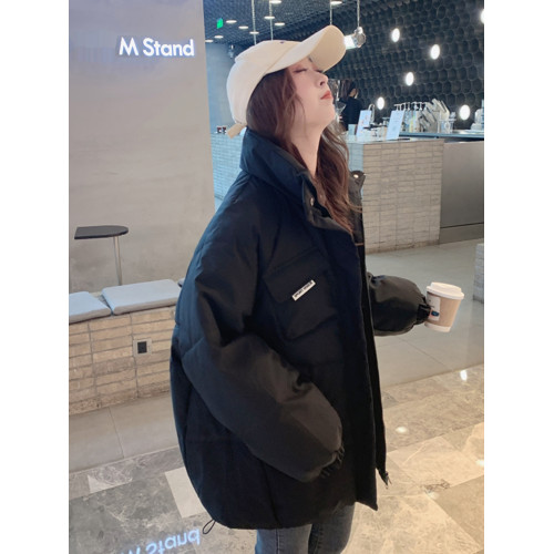 oversize麵包服短款羽絨棉衣棉服女2025年新款潮秋冬季外套厚棉襖