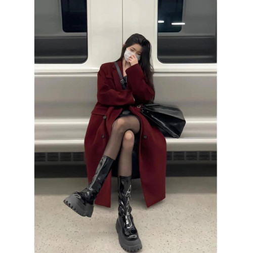 高級感深冬獨特超好看呢子大衣女入冬2025新款毛呢外套加厚中長款 高級感深冬獨特超好看呢子大衣女入冬2025新款毛呢外套加厚中長款