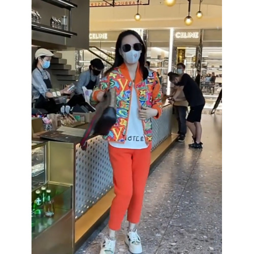 歐洲站棉服套裝冬爆款潮牌範時尚韓版休閒立領輕薄減齡短外套